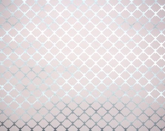 Retro Wallpaper by the Yard 70s Vintage Mylar Wallpaper - 1970s Pink and Silver Mylar