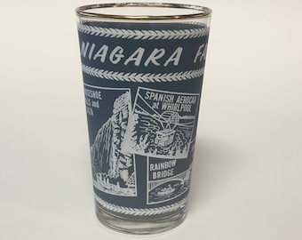 Niagara Falls Souvenir Glass ca.
