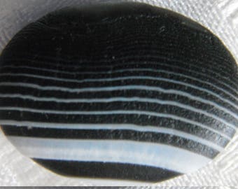 Tibetan, Sulemani Oval Dzi Bead