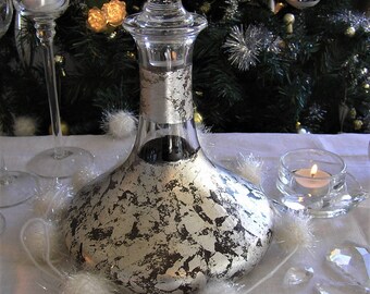 Gift idea: decanter, glass mercurisée trend