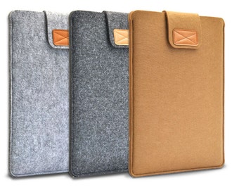 Wool Felt Laptop Sleeve Case/ Notebook Bag /MacBook Air Pro Retina 13" Cover