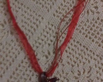 Blown glass Starfish necklace
