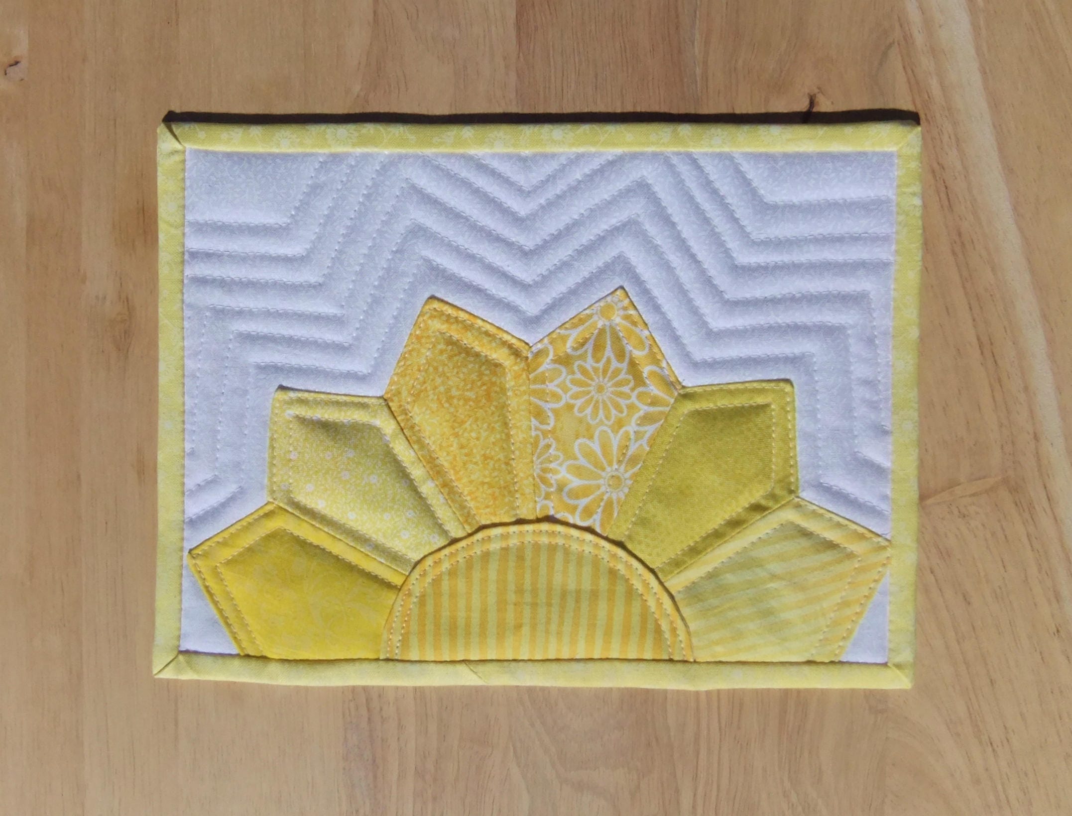 Yellow Sunshine Mug Rug You Are My Sunshine Snack Mat Large