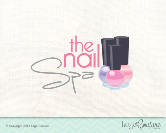 Nombres Para Salones De Uñas En Español Premade belleza uñas Spa Logo logotipo personalizado