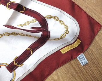 Cartier must, silk scarf Cartier must cartier scarf, cartier, silk white Brown antiquityfrench vintage cartier logo
