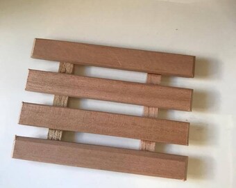 Natural Poplar Wood Soap Dish Drainer