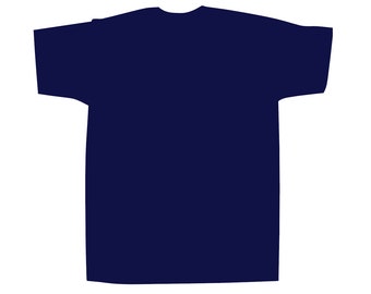 Hand dip dyed indigo tshirt