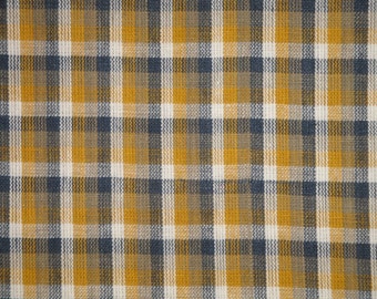 Homespun Fabric | Cotton Fabric | Home Decor Fabric | Rag Quilt Fabric | Plaid Fabric | Apparel Fabric | Primitive Fabric | Craft Fabric