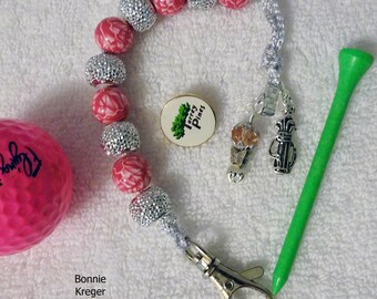 Golf Stroke Counter with Handmade Beads