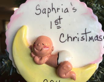 Baby’s first Christmas ornament