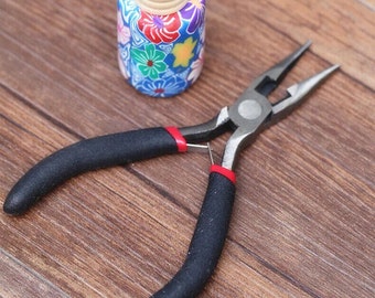 Basic Pliers Tool-Jewelry Plier Forceps-Crafts Tool-Leather and Jewelry Craft Tool-Handmade DIY Tool