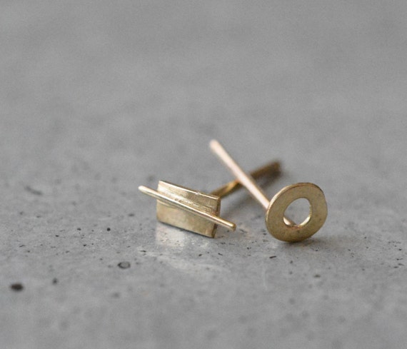 14k gold stud earrings stud earrings solid gold stud