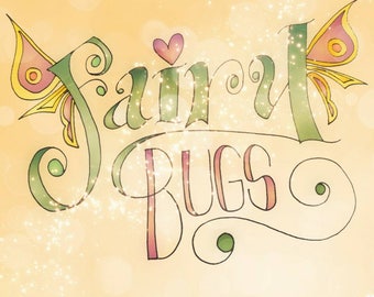 Fairy Bug colouring collection