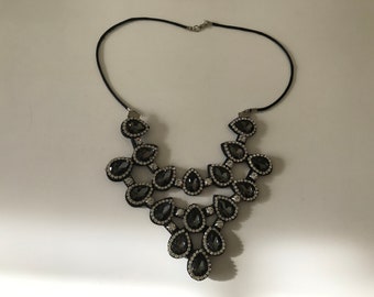 Necklace is on the felt all Crystal