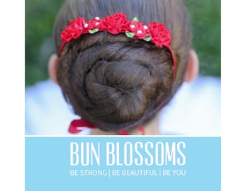 Bun Blossoms Classic Red Bun Wrap