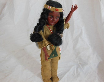 Vintage Carlson Indian Doll 1950s