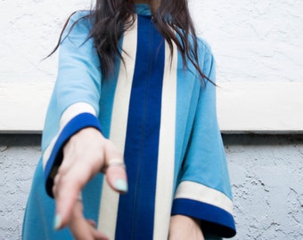 1960's Vintage Maxi Robe Dress
