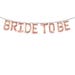 Rose Gold Balloon Banner, Bridal Shower Banner BRIDE TO BE 16" Balloon Banner, Letter Balloon Banner, Party Decor, Bridal Shower Party Decor