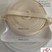 25mm color cotton herringbone craft tape sewing stitch apron triming bunting Bias Upholstery Trimming ties strap - BEIGE / WHITE