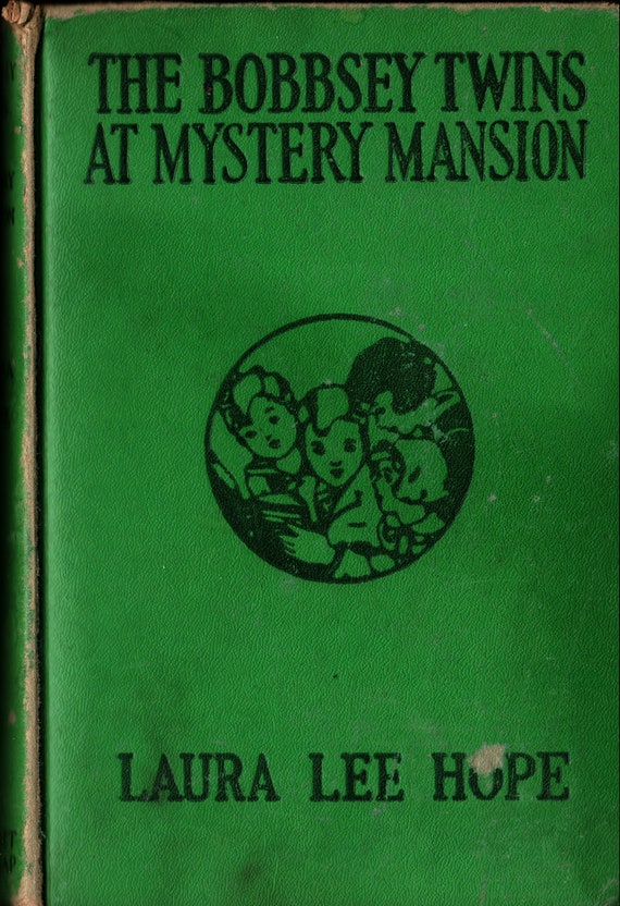 The Bobbsey Twins at Mystery Mansion + Laura Lee Hope + 1945 + Vintage Mystery Book