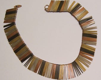 Anton Michelsen Vintage Modernist Sterling Silver Scandinavian Necklace