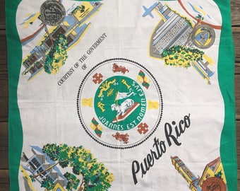 2 - Vintage Puerto Rico Scarves