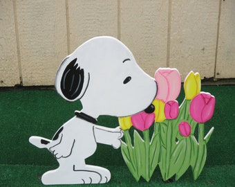 Peanuts Snoopy Spring Sign