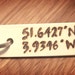 Coordinates keyring