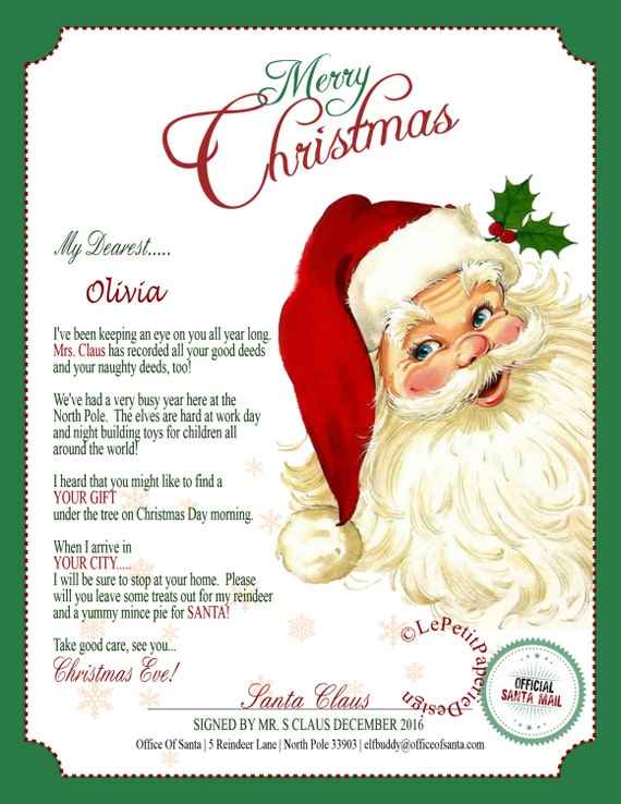 items-similar-to-letter-from-santa-claus-editable-printable-father