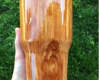 Wood grain cup