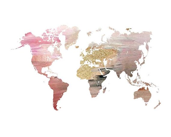 modern map of the world world map map wall poster large