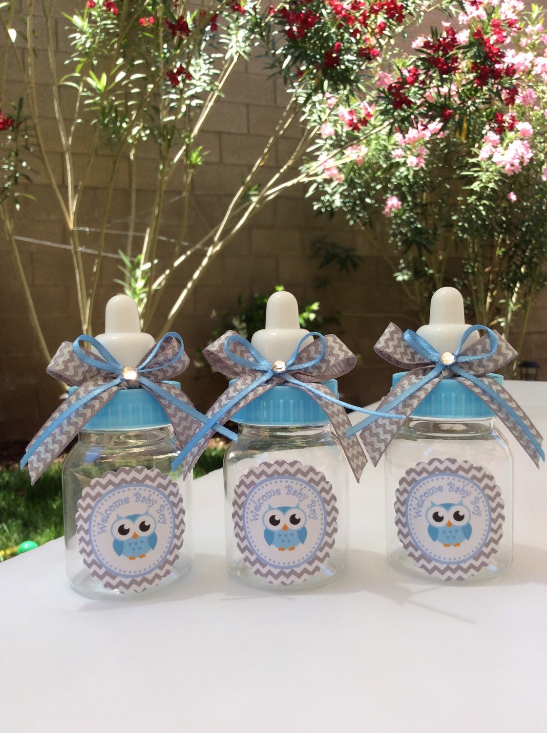 12 Small 35 Owl Boy Baby Shower Favors Chevron Owl Il Fullxfull 12 Small 35 Owl Boy Baby Shower Favors