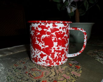 Vintage Metal Coffee Cup