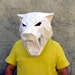 Make Your Own Sabertooth Tiger Mask. | Papercraft Sabertooth | Papercraft Tiger | Papercraft Animal | Puma | Tiger | Leopard | Wild cat