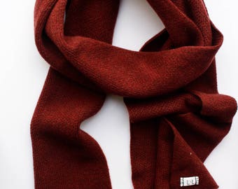 Maroon Lambswool Scarf