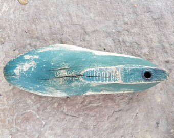 Vintage Green Wooden Shoe Form / Last / Stretcher