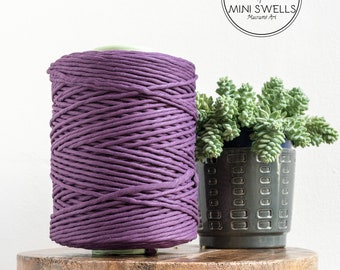 Eeg plant Cotton Rope - Super Soft Luxe Cotton Cord - 5mm - Cotton Rope - Macrame Rope - Diy Macrame - Rope - Weaving - Macrame