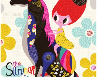 The Summer Inside - limited edition giclee print of an original illustration (8 x 10 in)