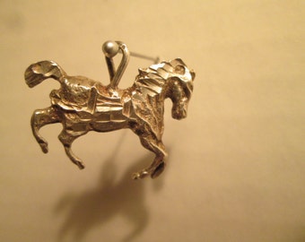 Vintage Sterling Galloping Horse