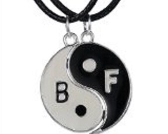 Best Friend Necklace Pendant Two-Piece Set