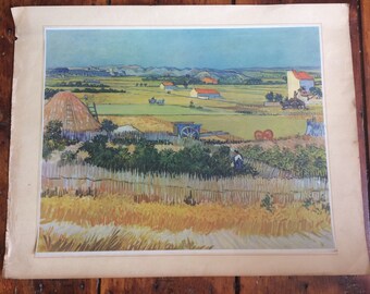 Beautiful Circa 1930s lithograph possibly Van Gogh
