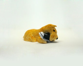 Wheaten Scottish terrier figurine "Me and my favorite shoe"