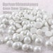 White Half Pearls, Ceramic Flatback Pearls, Half Pearl Cabochons, Embellishment, Craft Supplies, 6mm 8mm 10mm Half Pearls HE2084
