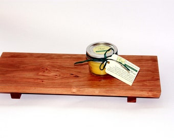 Footed Serving Board Cherry