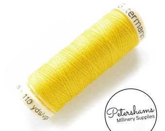 Gutermann Sew-All Polyester Thread Spool 100m (110 yards) - Yellow #177