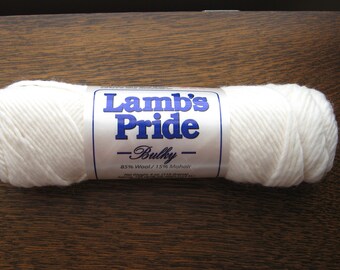 Lamb's Pride Bulky Wool/Mohair yarn 4 oz Cream