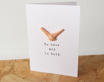 Handmade Holding Hands Card