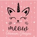 CatiCorn SVG, Cat svg, Unicorn svg, Kitty svg, Cut File, Iron On, Decal, Cricut, Silhouette, & Many More