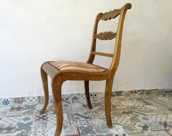 Antique Wooden Chair, Old Chair, Wooden Carved Chair, Dining Chair, Bistro Chair, Boho Chair, Rustic Chair, Bentwood Chair, Retro Chair
