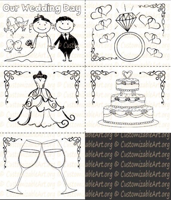 Wedding Coloring Book Kids Printable Wedding Activity book Wedding Coloring Book Kids Printable Wedding Activity book